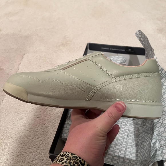Rockport Men's Pro Walker Sport Shoes in Cream/White Size 10.5W New With Box - Picture 5 of 13
